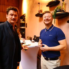 Filip Kaňkovský na křtu knihy Vzal sis Slovenku.