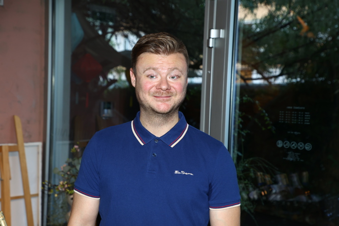 Herec Filip Kaňkovský.