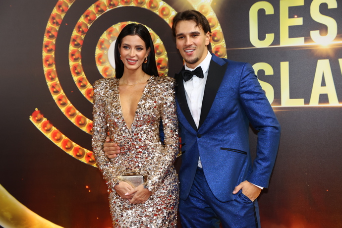 Honza Michálek se svou partnerkou Patricií.