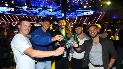 FOTO: Daniel Minich, Tadeáš Vilhelm, Tomáš Ždímal, Lu Jambor a Adam Štrba si party užívali ve velkém stylu.