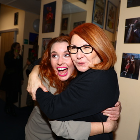 V zákulisí panovala skvělá nálada.