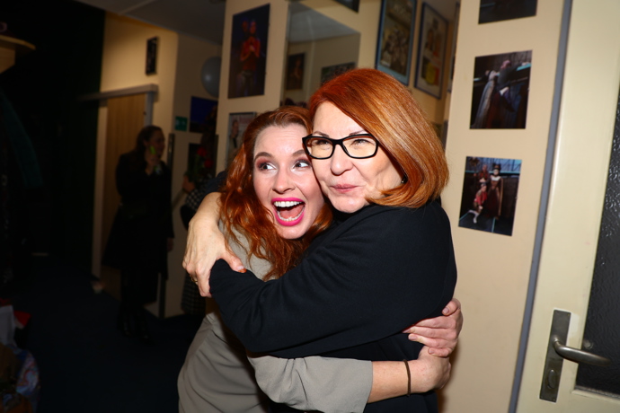 V zákulisí panovala skvělá nálada.