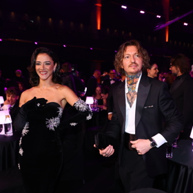 Eva Burešová po boku partnera Přemka Forejta.