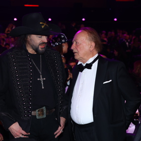 Petr Janda na Českém slavíkovi 2025 s Robertem Kodymem. 