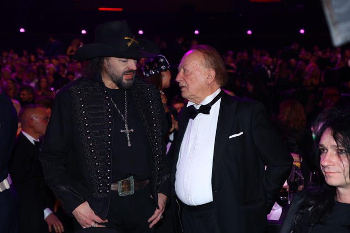 Petr Janda na Českém slavíkovi 2025 s Robertem Kodymem. 