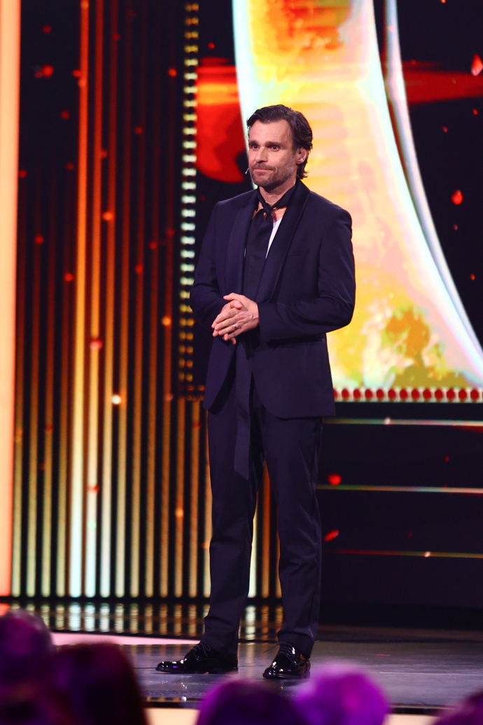 Moderátor Leoš Mareš uvedl Aleše Hámu a Ondru Sokola.