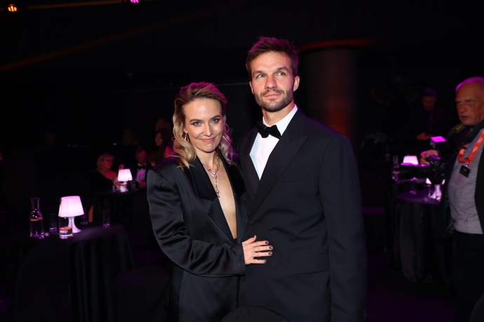 Tereza Ramba se svým mužem na Slavících.