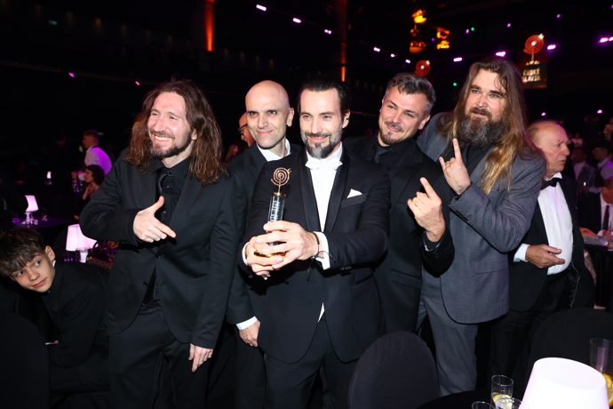 Václav Noid Bárta se svou kapelou.