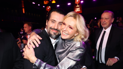 FOTO: Helena Vondráčková se radovala z úspěchu Václava Noida Bárty.