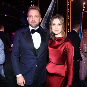 Libor Bouček s partnerkou.