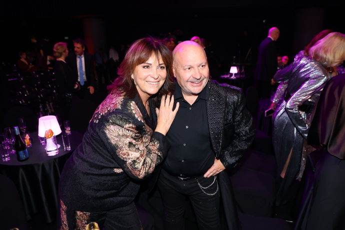 Michal David po boku své ženy.