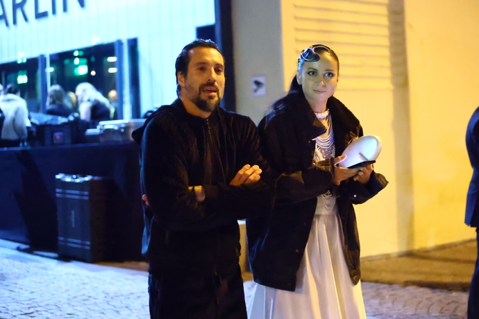 Noid s manželkou Eliškou Bártovou.