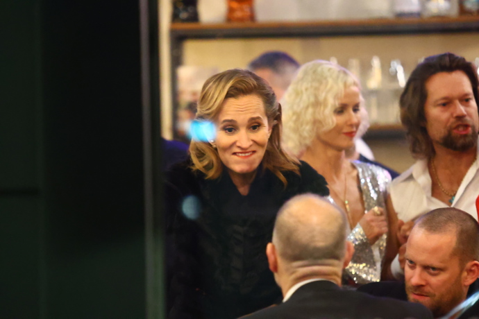 Monika Absolonová se skvěle bavila.