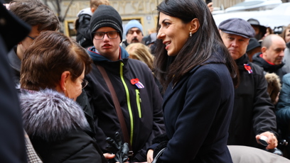 FOTO: Markéta Pekarová Adamová na Národní třídě.