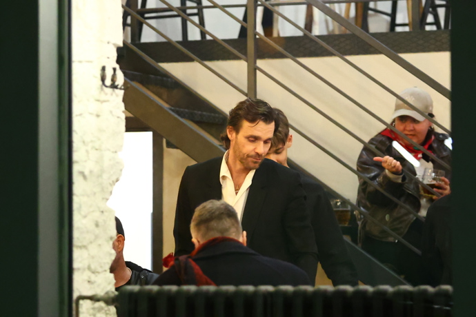 Leoš Mareš na afterparty. 