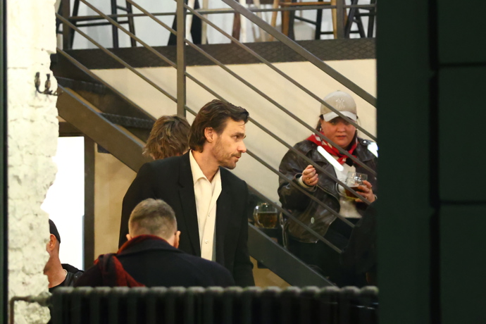 Leoš Mareš dorazil na afterparty. 