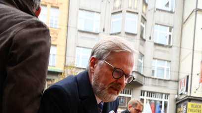 FOTO: Přišel i premiér Petr Fiala.