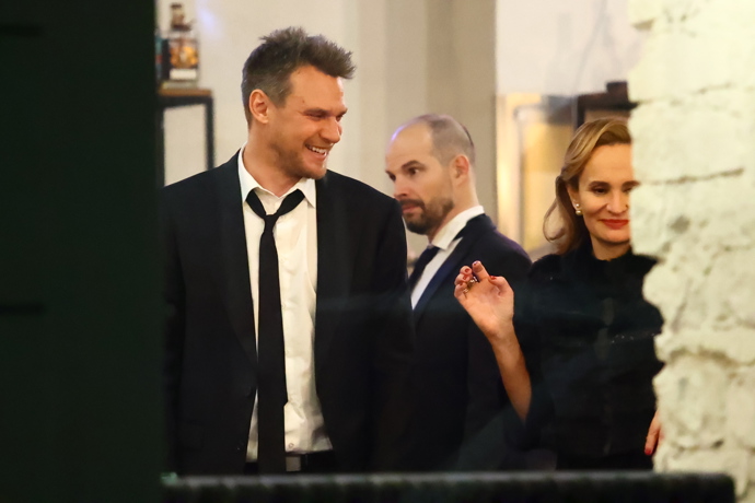 Vojta Dyk byl samý úsměv. 