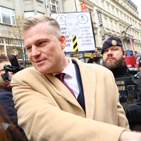 Filip Turek na Národní třídě.