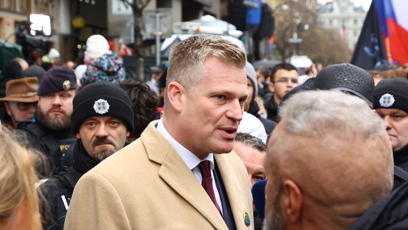 FOTO: Filip Turek byl na Národní třídě v obležení davu.