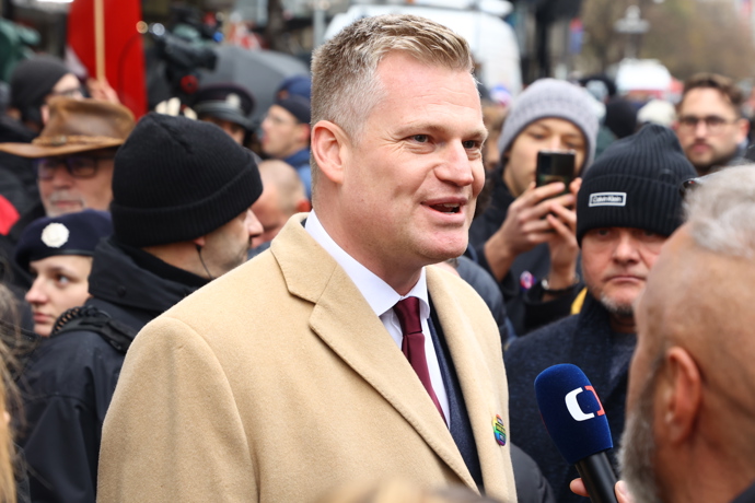 Filip Turek byl odklizen na ministerstvo životního prostředí.