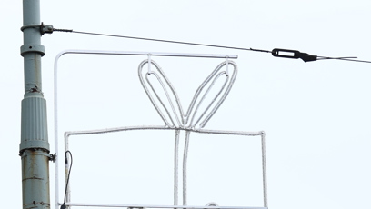 FOTO: Vánoční světla na Praze 3 navrhly děti  z tamních mateřských škol.