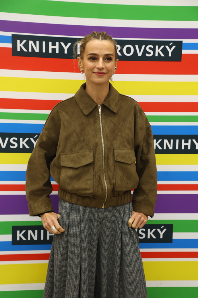 Ivana Jirešová na křtu kalendáře Muže roku a Anděla mezi zdravotníky.