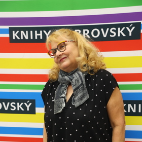 Veronika Gajerová dorazila v dobré náladě.