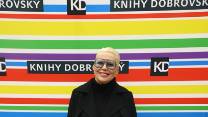 FOTO: Kateřina Kornová byla celá v černé.