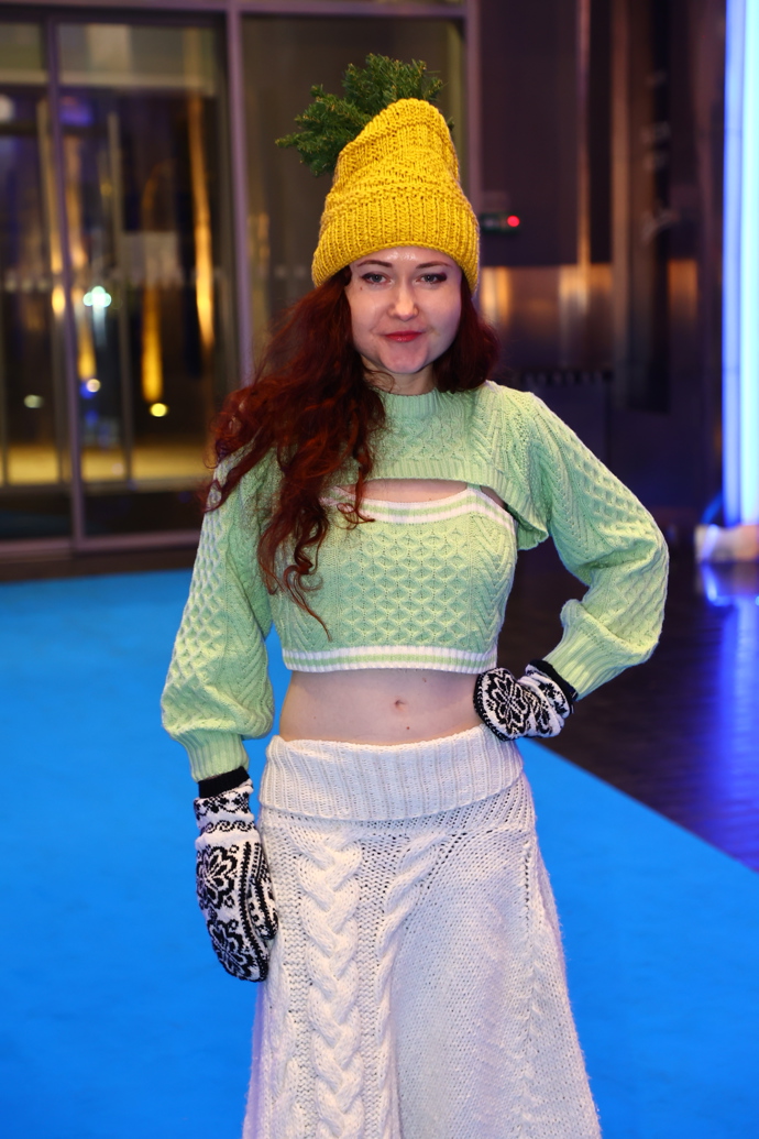 Eva Toulová na premiéře filmu Na horách. 