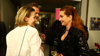 FOTO: Herečka Denisa Nesvačilová měla dobrou náladu.