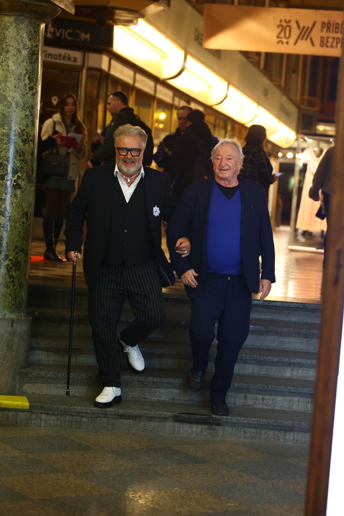 Jiří Lábus na premiéře komedie Milion.