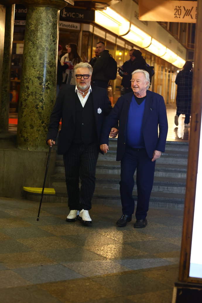 Jiří Lábus na premiéře komedie Milion.