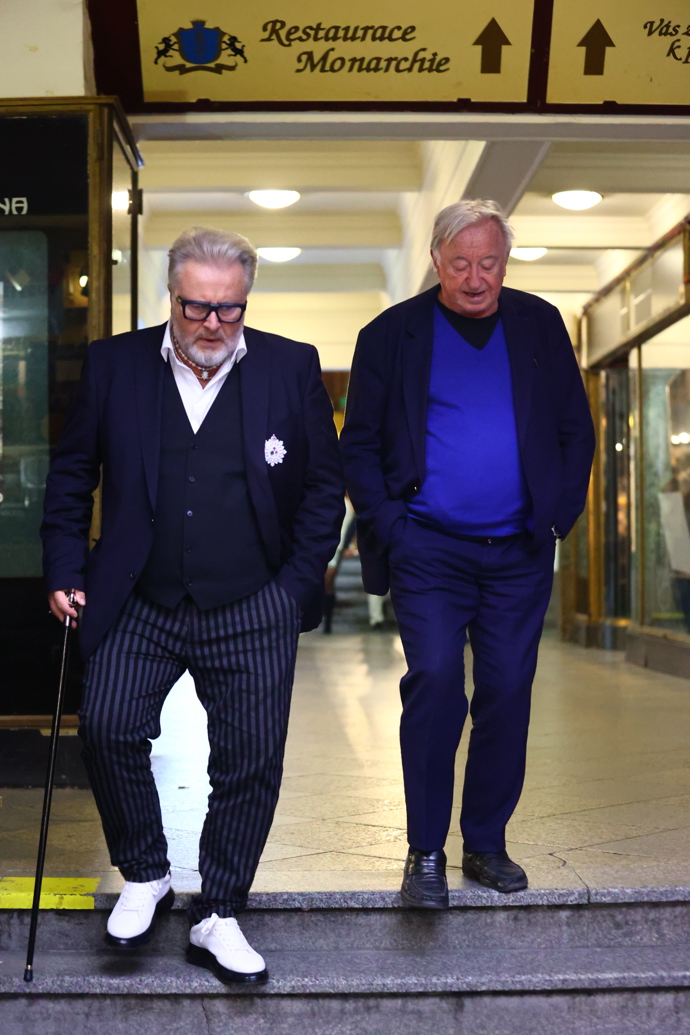 Jiří Lábus na premiéře komedie Milion.