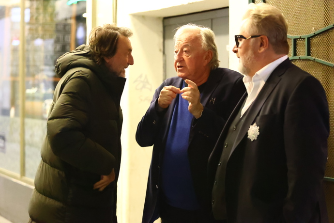 Jiří Lábus na premiéře komedie Milion.