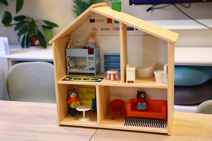  Model nového krizového bytu.