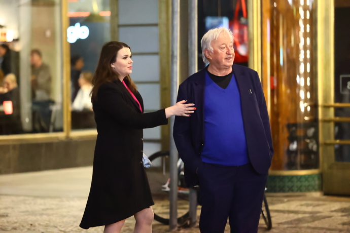 Jiří Lábus na premiéře komedie Milion.