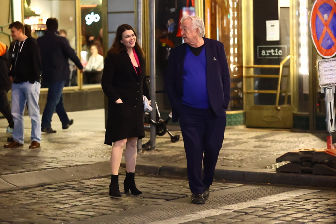 Jiří Lábus na premiéře komedie Milion.