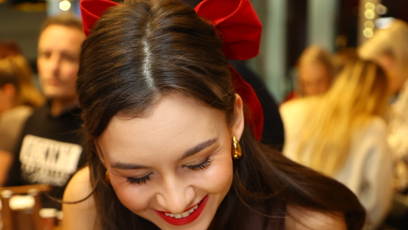 FOTO: Julie Hojdyszová se naladila na Vánoce.