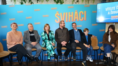 FOTO: Herecká delegace při představení filmu Šviháci.