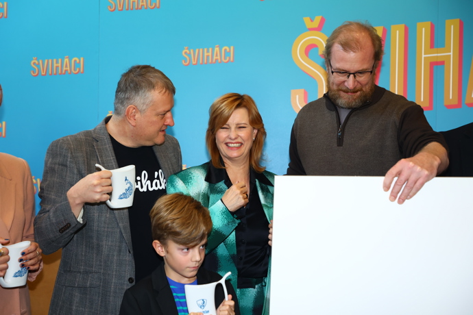 Při představování filmu Šviháci bylo veselo. 