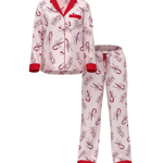 Dlouhé pyžamo z lesklého saténu, Victoria's Secret, 3050 Kč