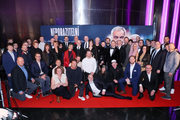 Premiéra filmu Neporazitelní.