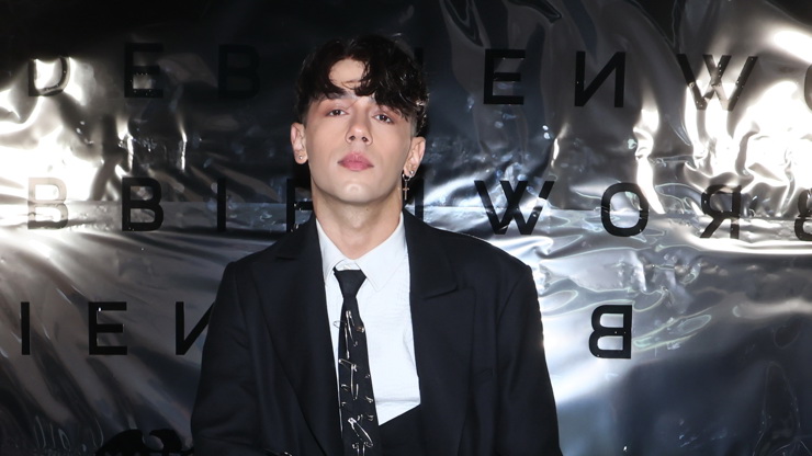 Jan Bendig na přehlídce Debbie Brown. 