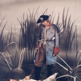 snímek z pohádky Zlaté kapradí (Jan Hrušínský a Josef Kemr).