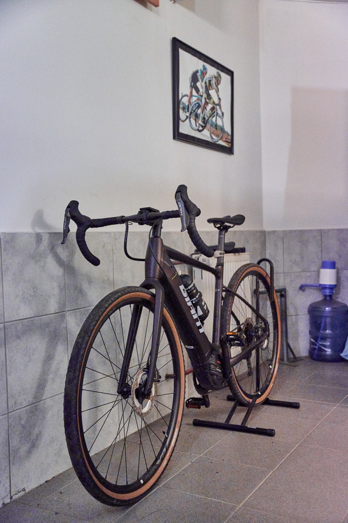 Milan i Dana jsou velcí cyklisté, mají kola všech druhů - tak pohled aspoň na jedno z nich.