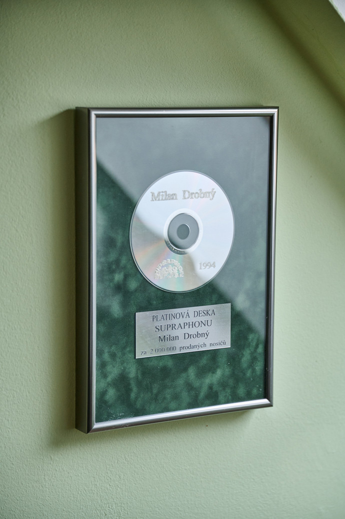 Platinová deska od Supraphonu