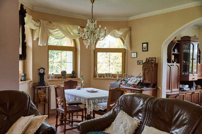 Pohled na obývací pokoj