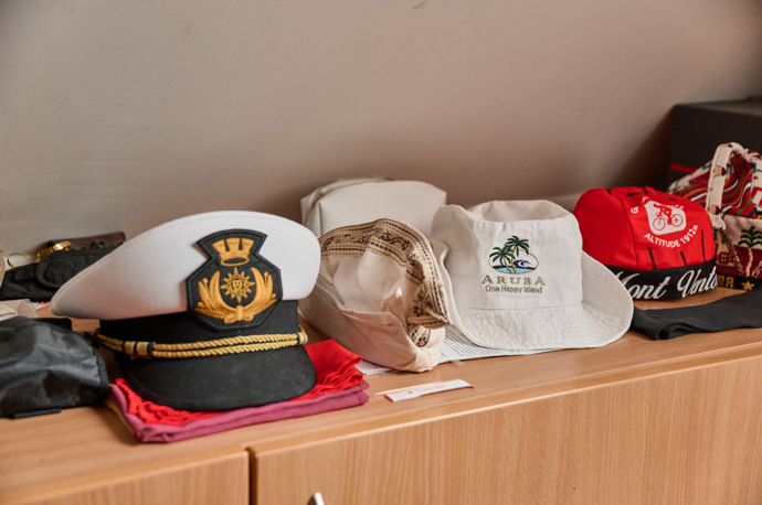 Sbírka čepic Milana Drobného