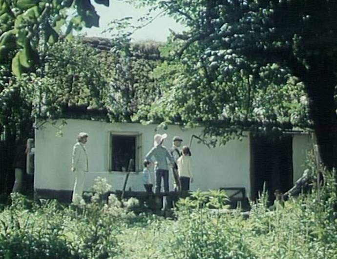 Ikonická chalupa dědy Komárka. 